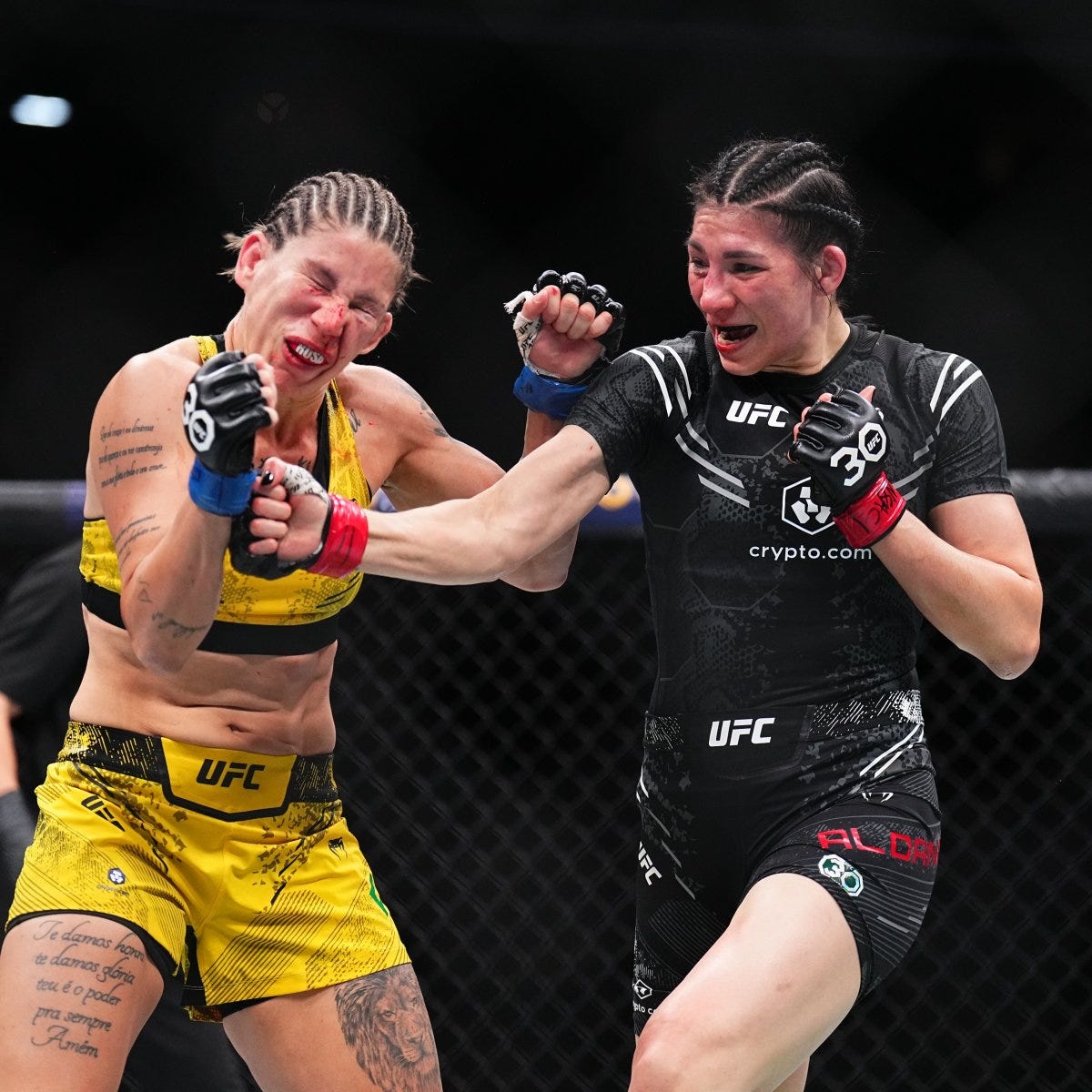 Amanda Nunes, Miesha Tate & Other MMA Personalities React After Irene Aldana  Puts On Incredible Toe-To-Toe Slugfest Against Karol Rosa At UFC 296 - MMA  News | UFC News, Results & Interviews