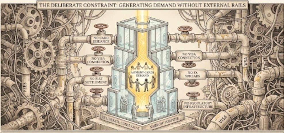 The constraint is deliberate. The demand is structural.