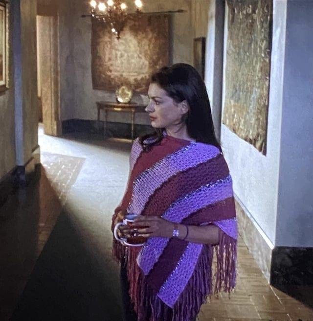pink pancho from princess diaries