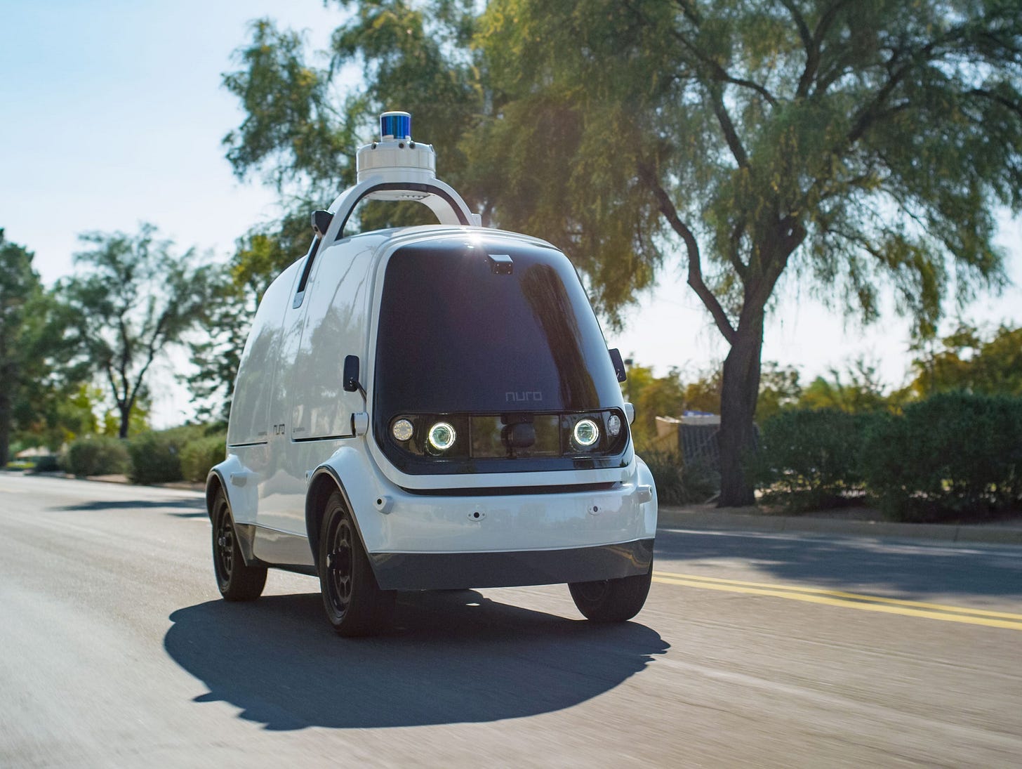 Nuro R2 Components Autonomous Delivery 🍕🚗 - by Fawzi Ammache - Year 2049