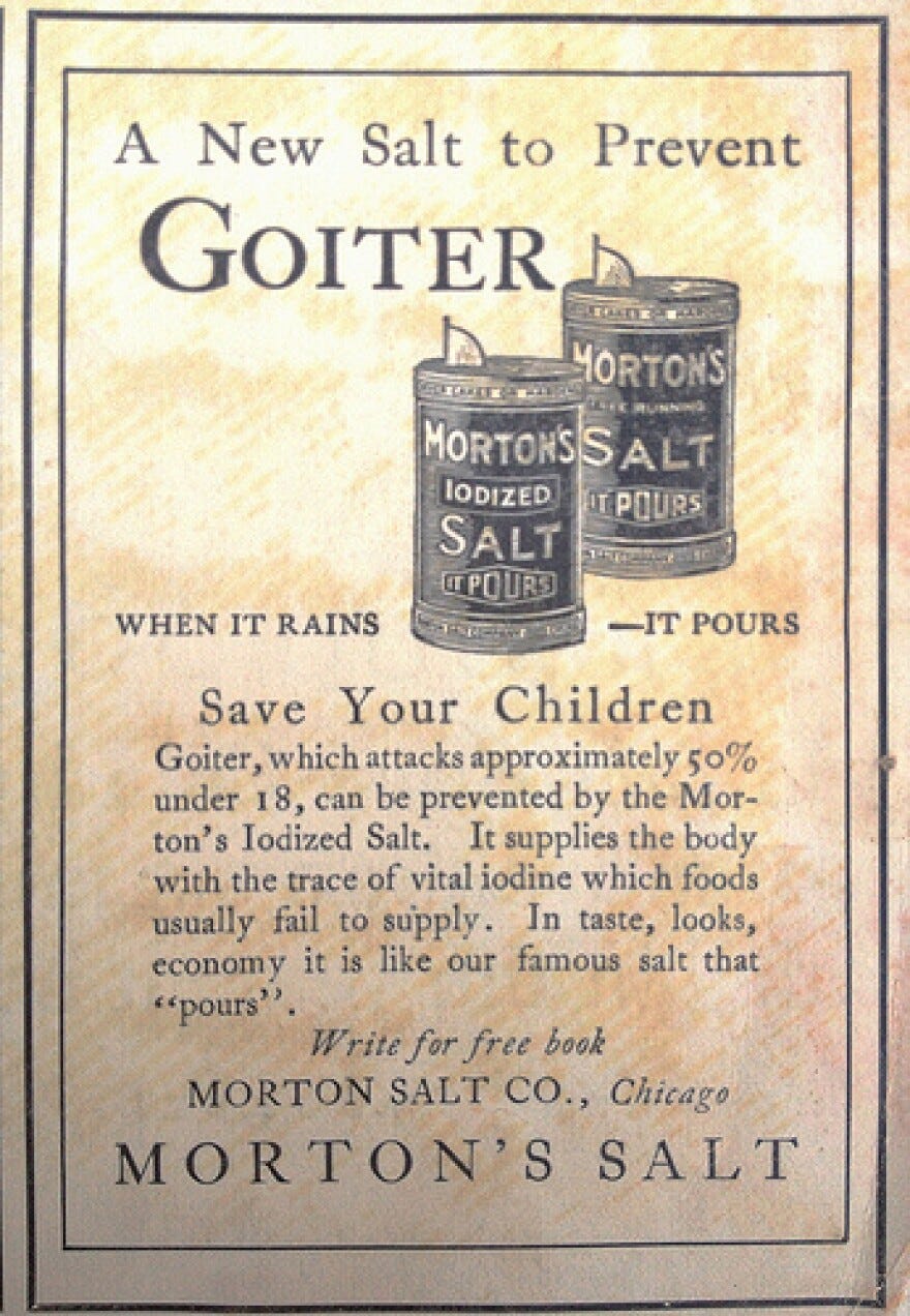 Salt Smarts: How Iodine Has Increased American I.Q.s | New Hampshire Public Radio Salt Smarts: How Iodine Has Increased American I.Q.s | New Hampshire Public Radio