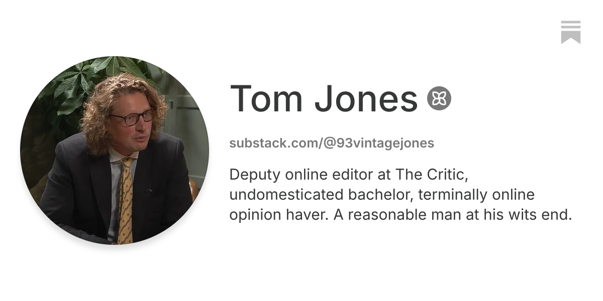 Tom Jones | Substack