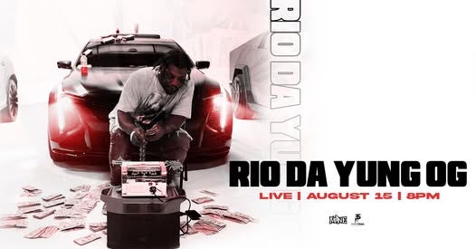 May be a graphic of ‎text that says '‎BDO B ٢ RIO DA YUNG OG LIVE I AUGUST 15 I 8PM MANE F سنته EOA‎'‎