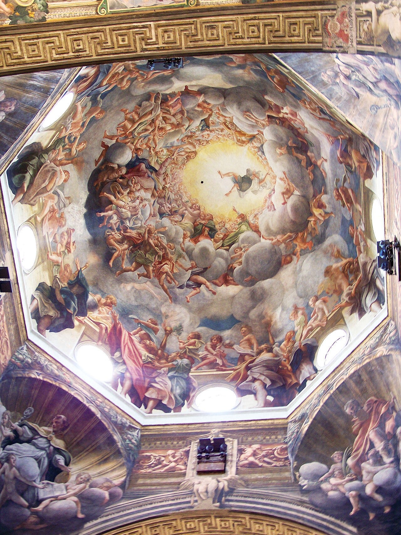 Assumption dome fresco by Correggio