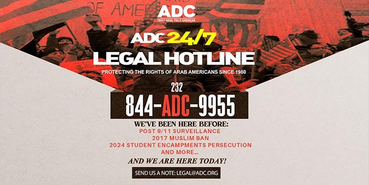 ADC Legal Hotline