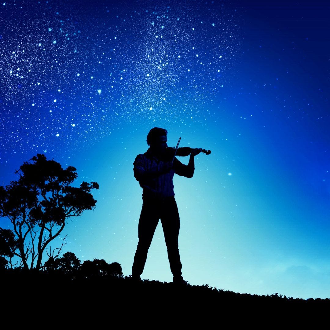 Man playing Violin