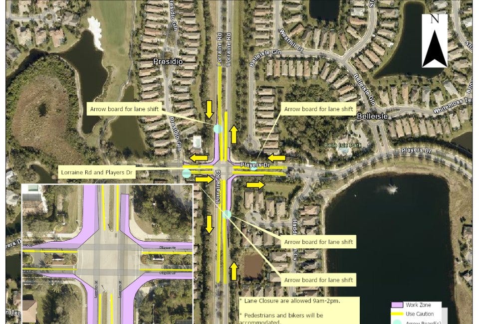 Drill Shaft Work to Begin Oct. 20 Near Players Drive and Lorraine Road, Temporary Lane Closures Planned