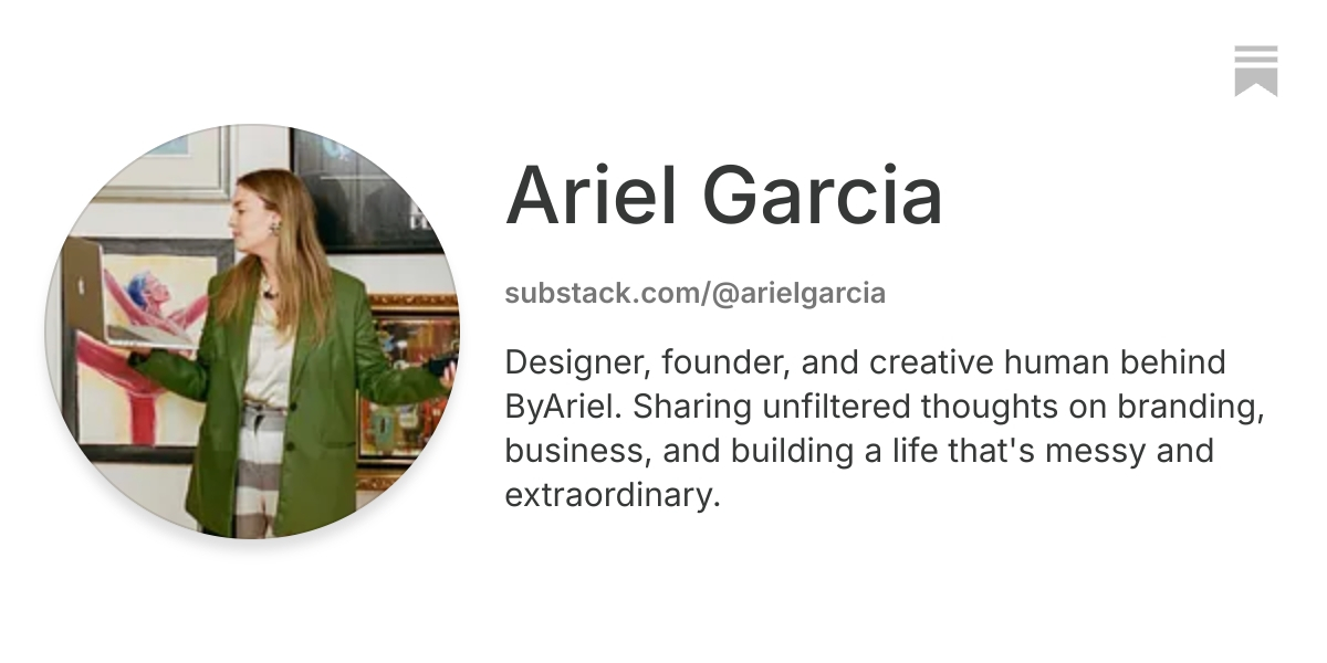 Ariel Garcia | Substack