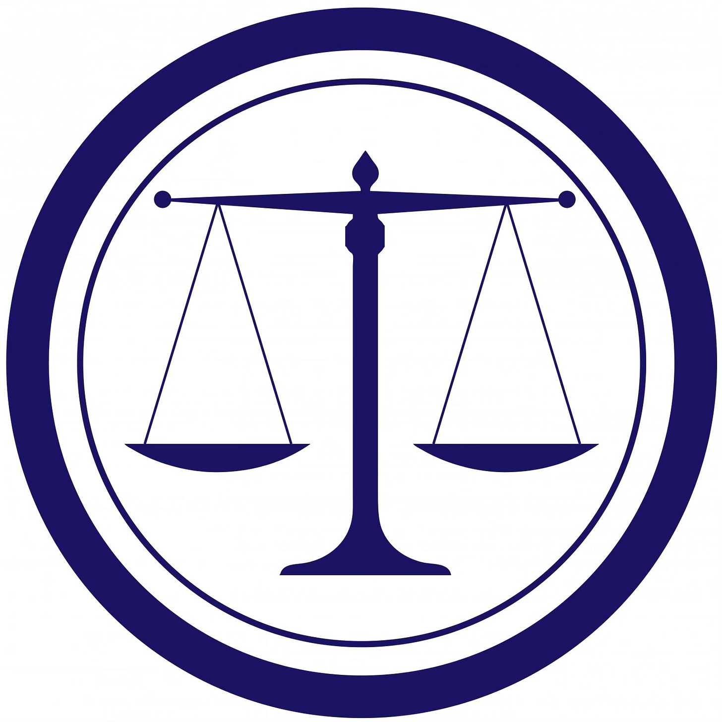 balance (scales) in a circle