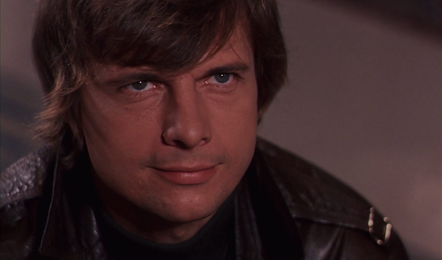 Daughters of Darkness, John Karlen as Stefan