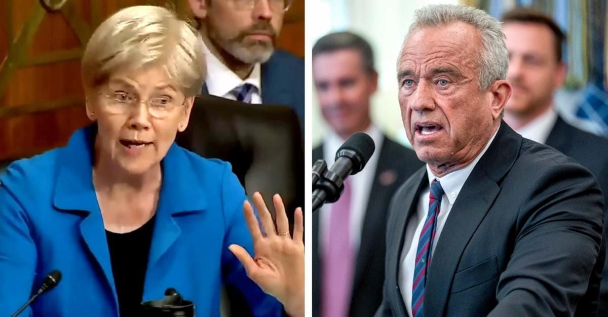 elizabeth warren and rfk jr.