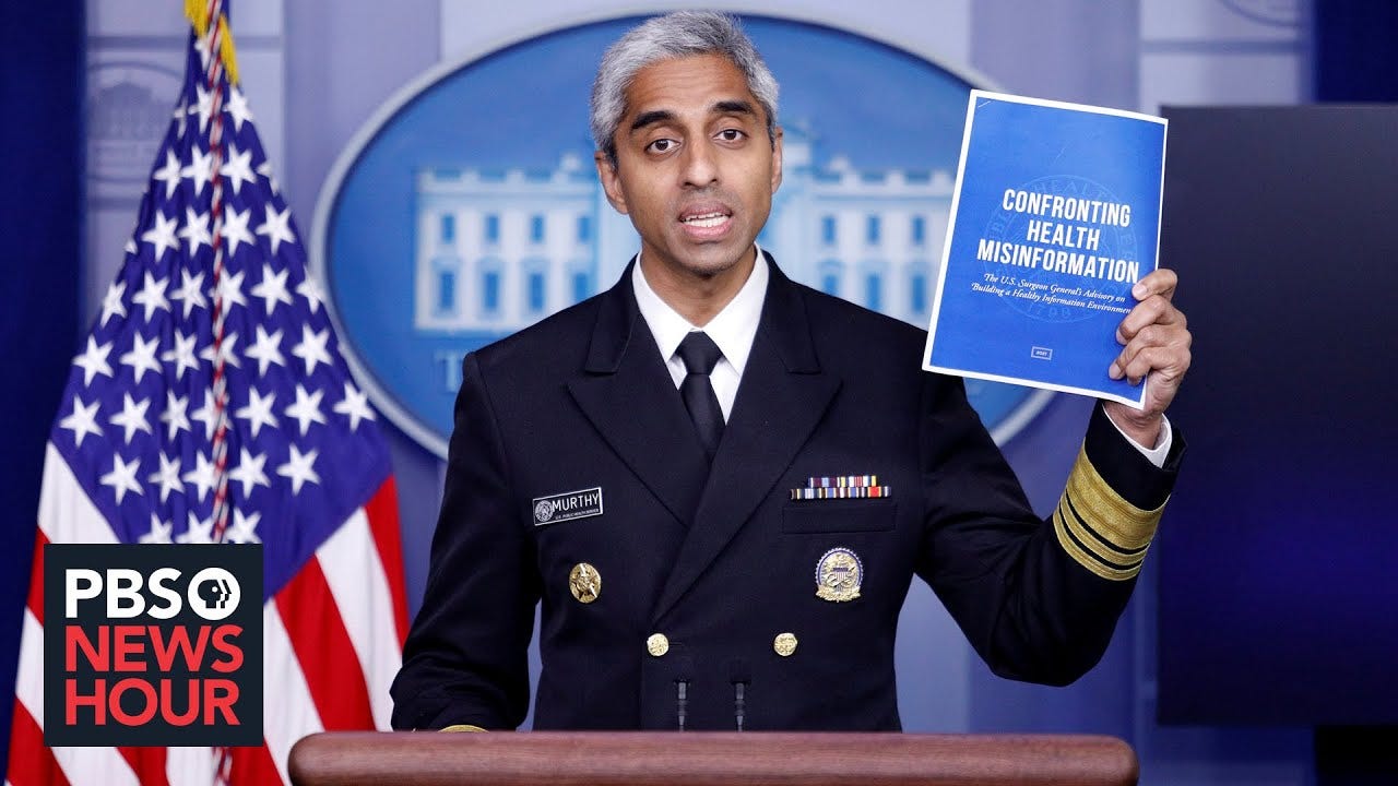 U.S. Surgeon General warns against vaccine misinformation on social media |  PBS NewsHour