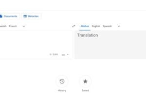 google translate screenshot