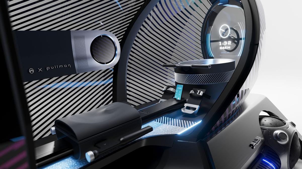 Pullman Power Fitness and Citroën create self-driving fitness pod concept |  @FitTechGlobal