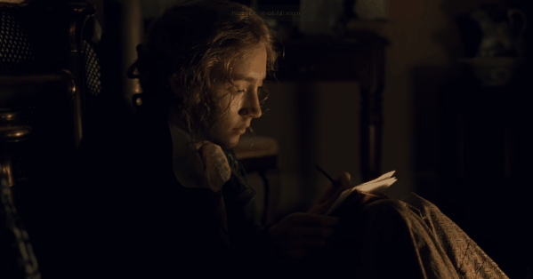 jo march little women writing gif
