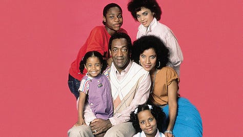 six photos of 80s Sitcoms