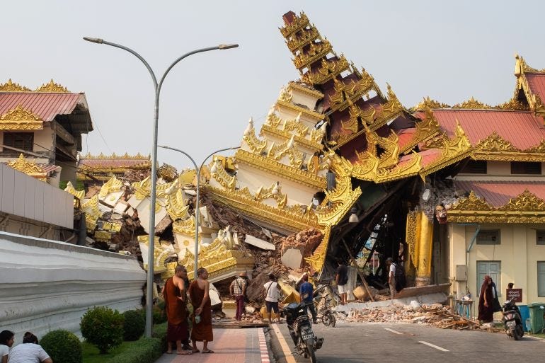 Lack of equipment stalls race to save earthquake survivors in Myanmar