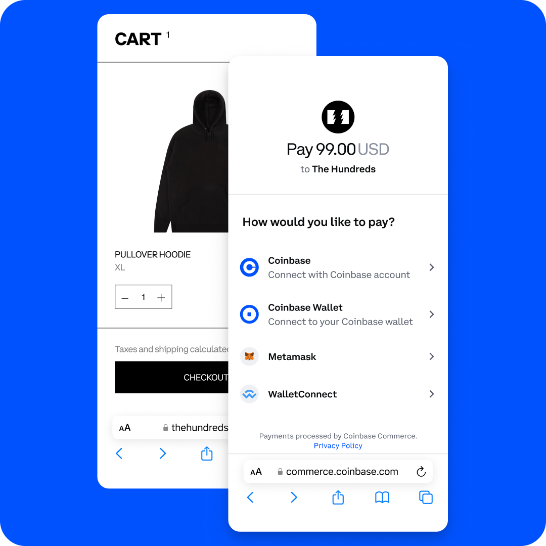A new standard in global crypto payments | Coinbase Commerce