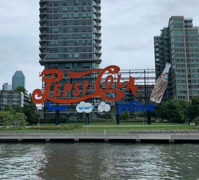 Pepsi-Cola sign in Long Island City Pepsi-Cola sign in Long Island City