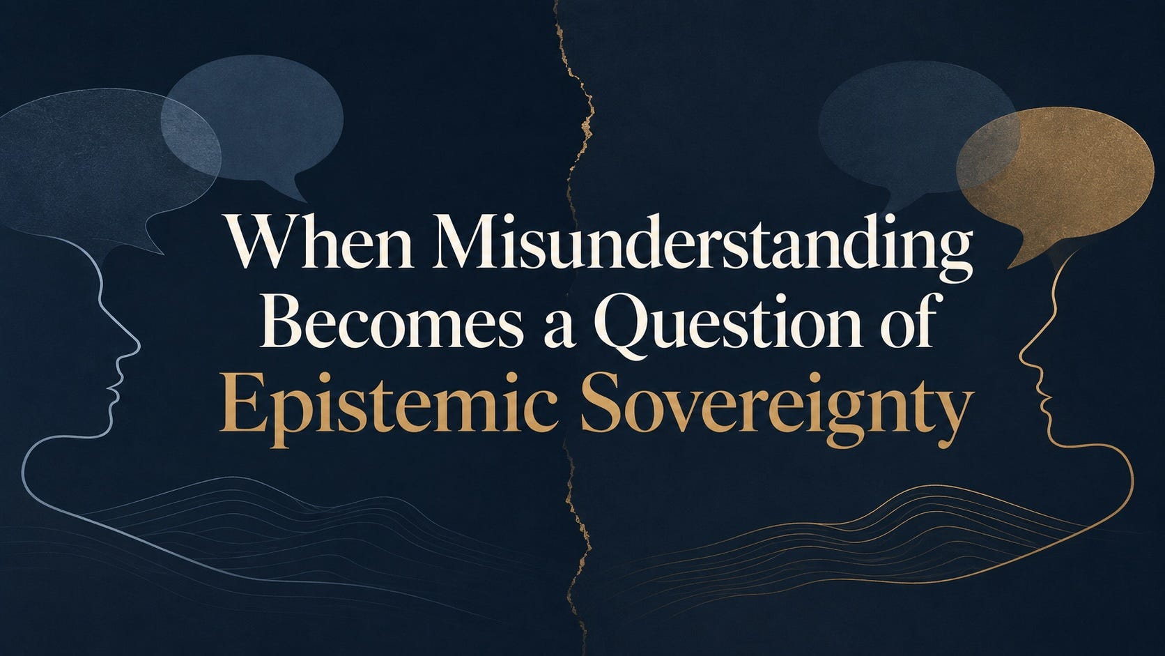 Epistemic Sovereignty Epistemic Sovereignty
