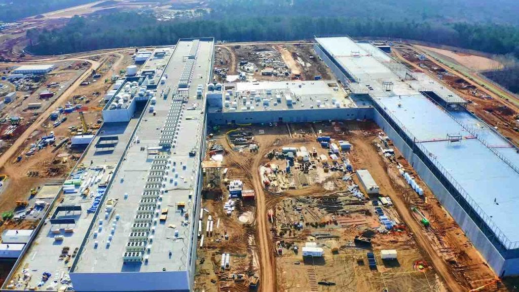 Meta’s Newton Data Center in Georgia, USA – copyright Plateau Excavations Inc.
