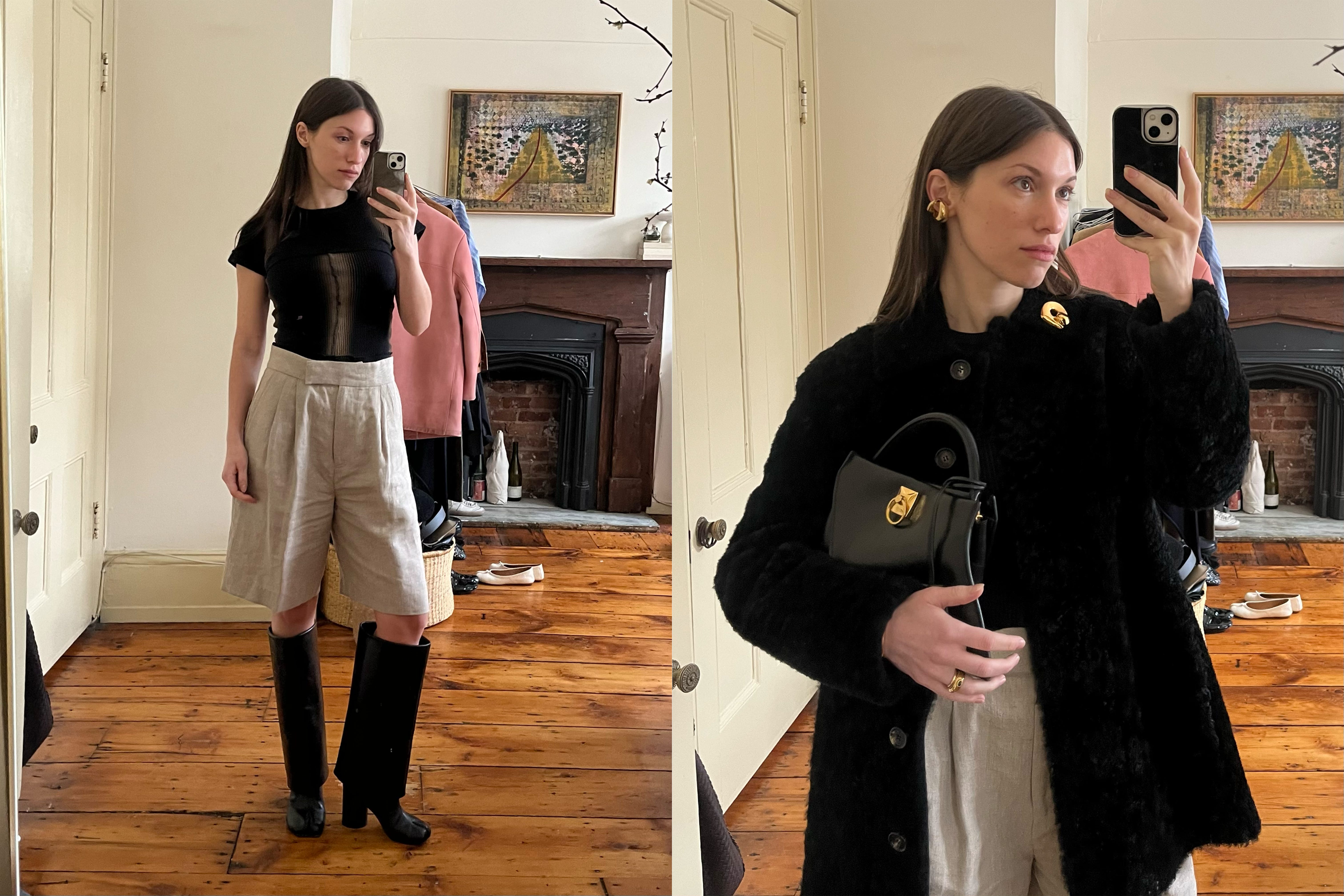 【elfelfelfarchives】RAGLAN L LOGO DRESS [CHACOL] 198: Every last detail of my NYFW wardrobe