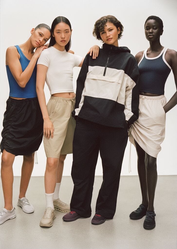 Zendaya and On unveil their first co-created collection