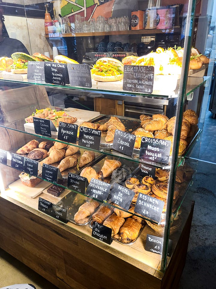 Croissanterie interior; Berlin, Neukolln