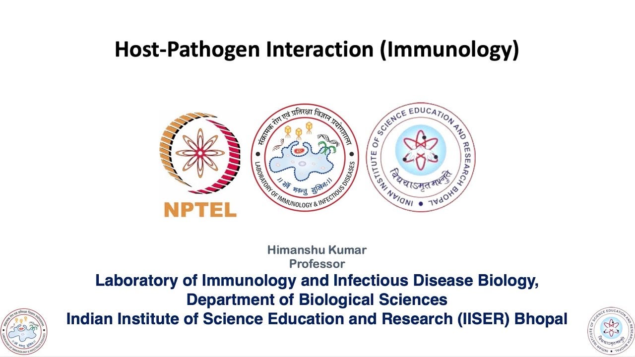 Host-Pathogen Interaction (Immunology) - Course Host-Pathogen Interaction (Immunology) - Course