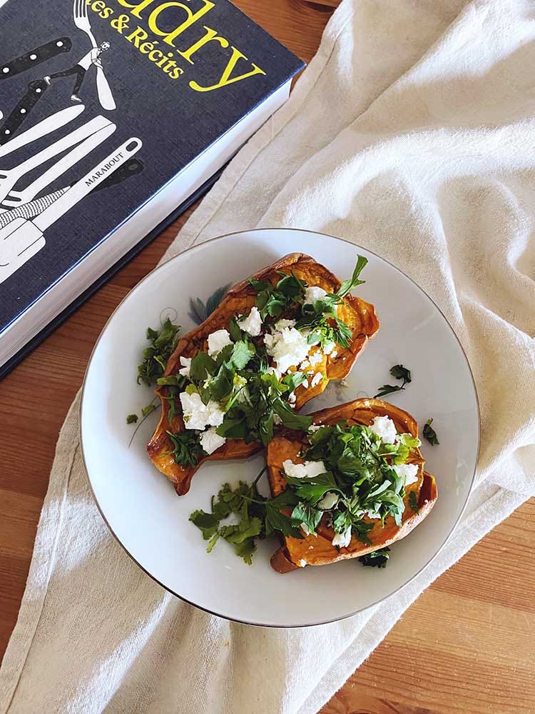 patates douces roties feta recettes & récits