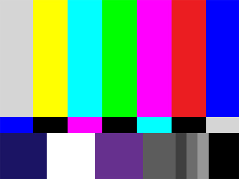 Vetor tv screen test pattern grátis | AI, SVG e EPS