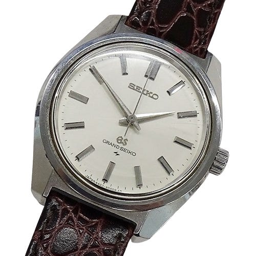 １円〜 グランドセイコー GRAND SEIKO GS 4420-9000 時計 メンズ ブランド 手巻き ステンレス SS レザー(v0080734400)
