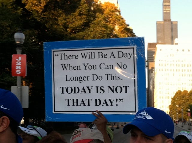 today is not that day | Best Race Signs