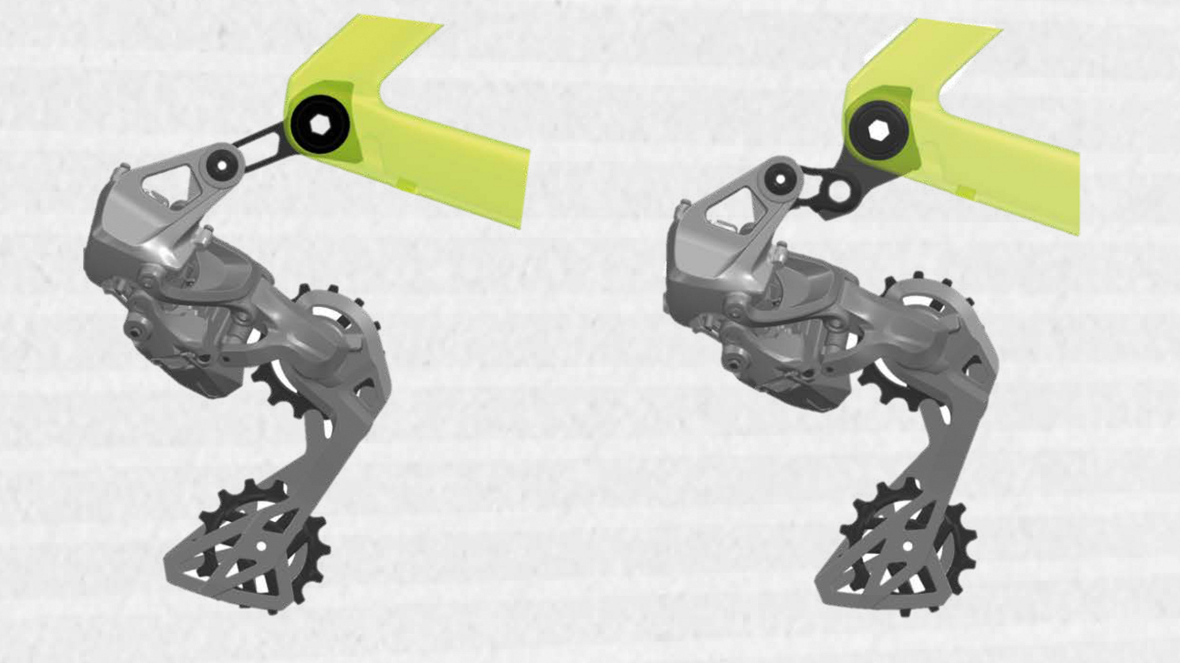 Campagnolo Super Record 13 rear derailleur hanger options