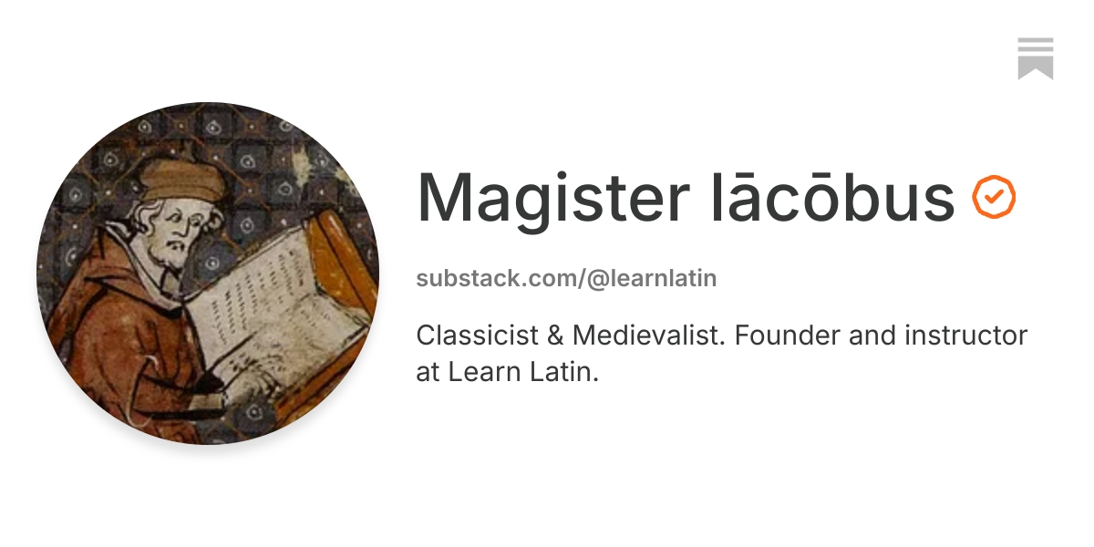 Learn Latin | Substack