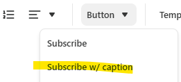 Subscribe w/ caption.
AI-generated content may be incorrect.