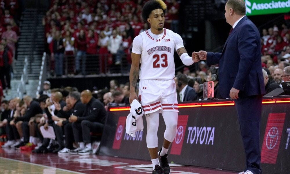 Wisconsin basketball; Badgers point guard Chucky Hepburn