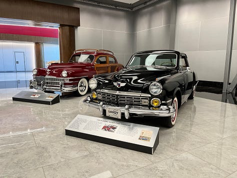 museum, exhibits, cars, interior, atrium