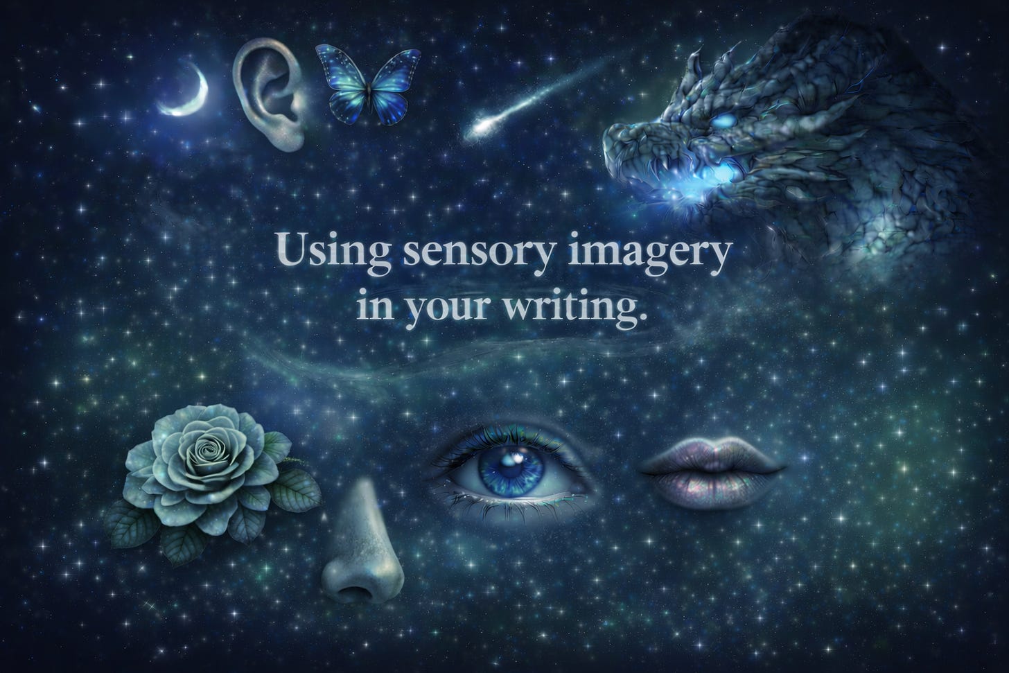 Using sensory imagery in your writing.