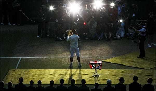 Nadal Ends Federer's Reign at Wimbledon - The New York Times