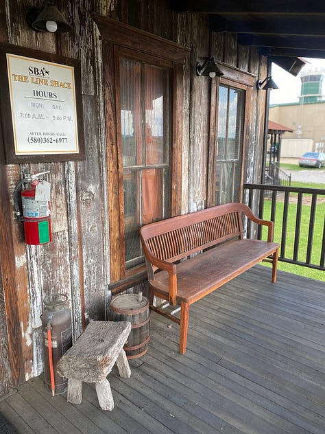 Here is the the Tiny Texas Houses version of a Line Shack in Oklahoma. 