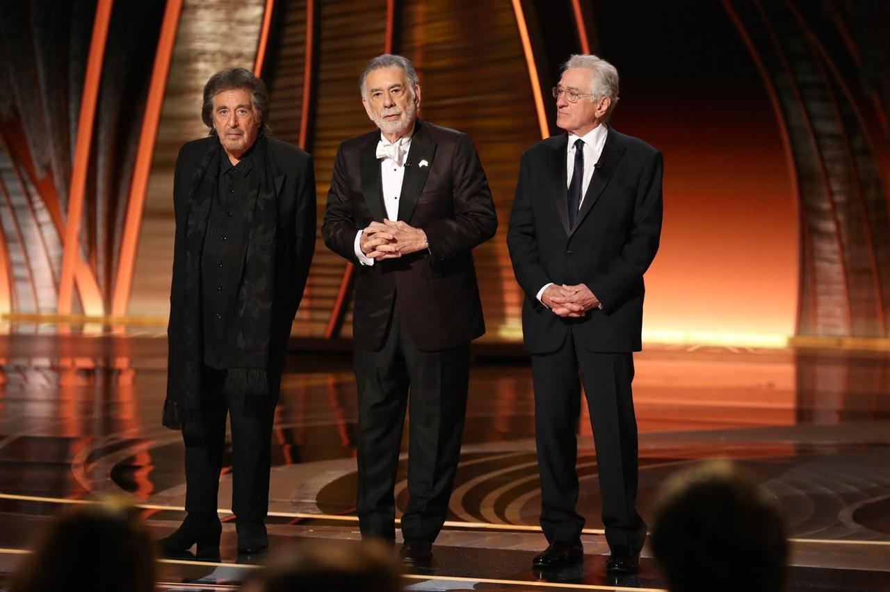 50 ans après, le casting du Parrain réuni aux Oscars