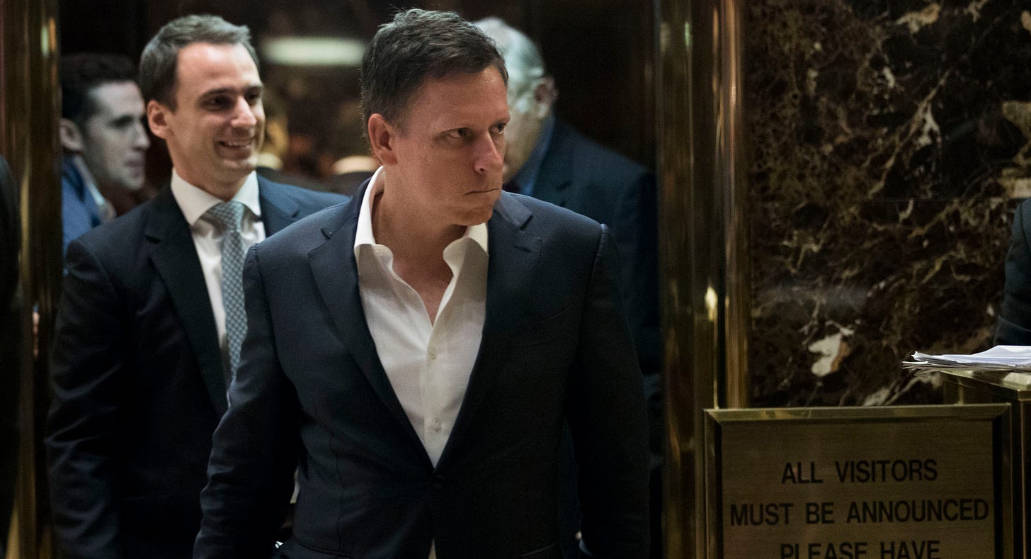 Thiel could gain from Trump transition - POLITICO Thiel could gain from Trump transition - POLITICO