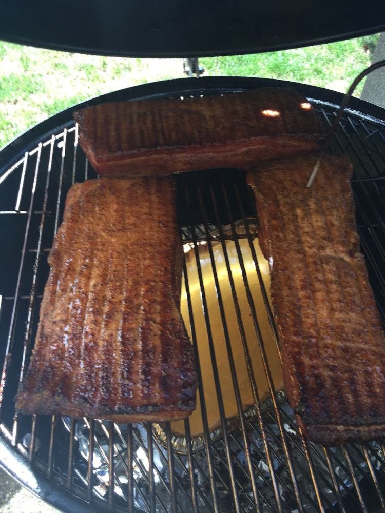 Pork Belly on Smoker