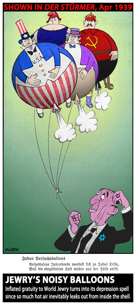 Der Stürmer cartoons colorized 1939