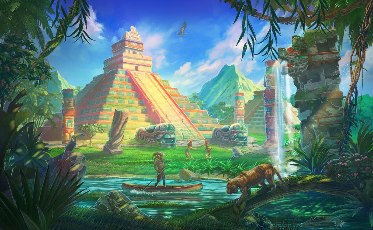 Aztec City by IlijaMandic on DeviantArt Aztec City by IlijaMandic on DeviantArt