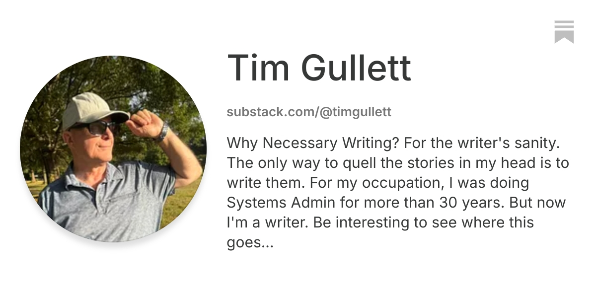 Tim Gullett | Substack