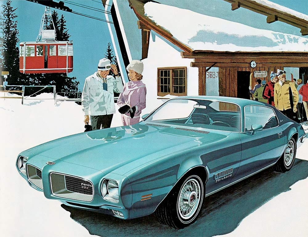 Gouache Car Ads from the 1960s - by James Gurney