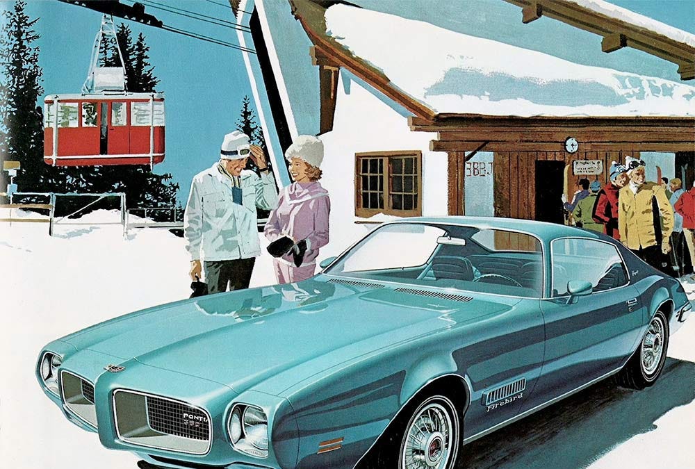 Gouache Car Ads from the 1960s - by James Gurney