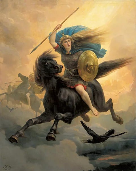 Nasjonalmuseet, Oslo/ Photo by Børre Høst The Valkyrie (1869), a painting by Peter Nicolai Arbo, is featured in a new book The Norse Myths that Shape the Way We Think (Credit: Nasjonalmuseet, Oslo/ Photo by Børre Høst)